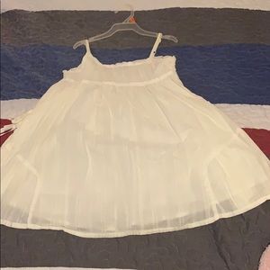 Girls White Sundress